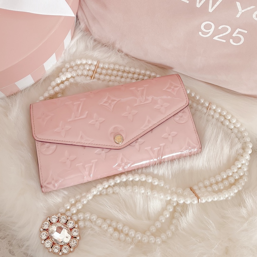 Louis Vuitton Pink Vernis Wallet